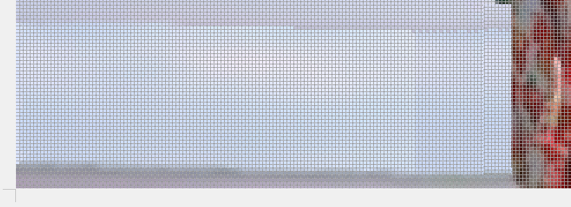 これで大地と空の境目が滑らかになった