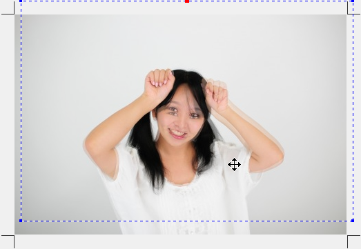 右手を合わせる