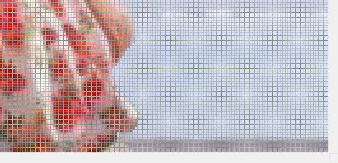 軽く「ぼかし」を掛けた状態