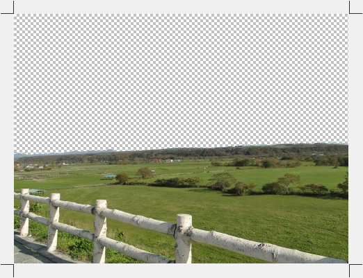 魔法の杖でトリミング