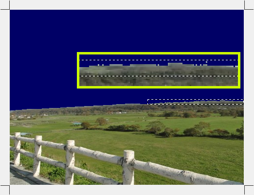 魔法の杖でトリミング